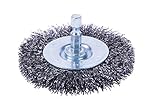 Forney 72793 Wire Wheel, Coarse Crimped with 1/4-Shank, 3 by Forney