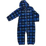 (439)SUPER_BLUE_LJC_PLAID 80cm (コロンビア) COLUMBIA ユース スノートップ II バンティング SN0213