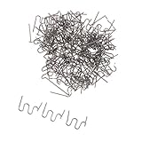 Fenteer ステンレス製　全4サイズ　0.8mm　ホットプラスチック修理用　内側コーナー　ステープル　0.8mm - S形