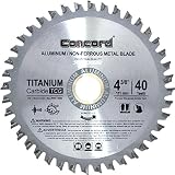 Concord Blades ACB0438T040HP 4-3/8-Inch 40 Teeth TCT Non-Ferrous Metal Saw Blade [並行輸入品]