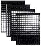 Wallpegケースの12ea 24 " x32 "ブラックペグボードパネル – Tuff Polypropelene 1 / 4 "穴ペグボードAM 206