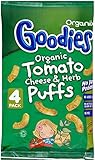 Organix Goodies Organic Puffs - Tomato, Cheese & Herb 12mth+ (4x15g) トマト～チーズとハーブ12Mthの+ （ 4X15G ） - 