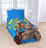 MARVEL GOTG Coral Fleece Blanket, Blue Blaze [並行輸入品]