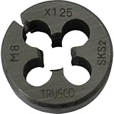 TRUSCO(トラスコ) 丸ダイス 25径 M8X1.25 (SKS) T25D-8X1.25 × 10個 【ケース販売】