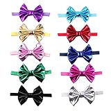 Domybestベビーヘアバンド リボン カチューシャ　キッズ　男の子　女の子蝶結び　弾力性ある 10色セット 新生児 赤ちゃん 出産祝い 内祝い お宮参り 誕生日 100日記念 こどもの日 記念撮影