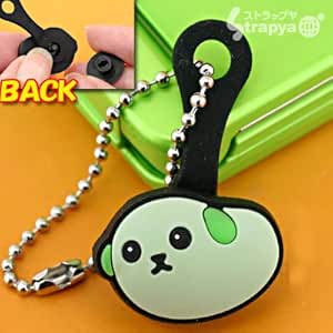 Amazon 豆しばキャラキャッチ ボタンキャッチそら豆しばms 01c アニメ 萌えグッズ 通販