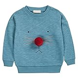 PANCY 子供服 春秋 長袖 Tシャツ トレーナー 丸い襟 キッズ 男の子 女の子 ベビー 綿 おしゃれ カジュアル ファッション 可愛い 動物 3色