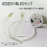 バラエティ本舗 LED 工作用ランプ 2灯タイプ [ RGB3色 レインボー DIY パーツ インテリア ]