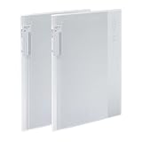コクヨ クリヤーブック ノビータ 固定式 A4 20枚 透明 2冊セット ラ-NV20TX2SET