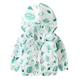 Spinas (スピナス) ベビー キッズ 軽く羽織って 紫外線対策  UV カット パーカー UPF40+ ボーイズ ガールズ 男児 女児 子供用 春 夏 長袖 80-120ｃｍ 全5種（フルーツ/