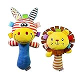 Kesoto がらがら ハンドベルラトル 赤ちゃん ２個セット