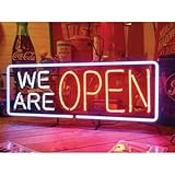 ネオンサイン ウィーアー オープン WE ARE OPEN ネオン管 ネオンライト 店舗照明 ガレージ アメリカン雑貨