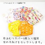 (ミルキーウェイ)milkyway 布 おむつ カバー 福袋 ワンサイズ 女の子 向け 柄おまかせ 6枚セット