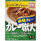 江崎グリコ カレー職人欧風カレー中辛170g×10個
