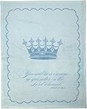 手動You Will Be A Crown of Splendor by Terri Puma染めPlush Baby Nurseryベッド毛布30 x 40 cm