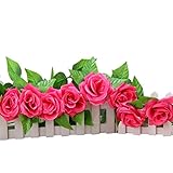 OUYOU 造花 緑のつる インテリアフラワー 薔薇 枯れない 花 バレンタインデー Valentine's Day 結婚祝い 誕生日 出産祝い 母の日 父の日 お祝い ギフト