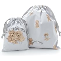 ジェラートピケ　トイプードルワンポイントロンT＆トイプードル柄ネルロングパンツ ジェラートピケ トイプードル柄 ルームウェア Tシャツ&ロング