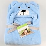 Pumpumly　ベビー バスローブ　あったか 吸水速乾 可愛い おくるみ 子供 フード付き タオル 動物柄 ポンチョ タオル 男の子 女の子 出産祝い プレゼント ギフト