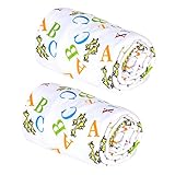2 Pack Swaddle Blankets – Dr。Seuss ABC印刷フランネル