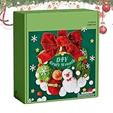 手作りクリスマスリースおもちゃセット クリスマス リース クラフト キット、子供用クリスマス リース クラフト、ウィンター リース クラフト キット - 冬休み用のオーナメント作成キット。トイズ・フォー・L