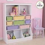 KidKraft Wall Storage Unit, White [並行輸入品]