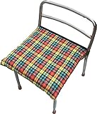 【前から取り出しタイプ】座布団ケース 座布団カバー　マルチカラーチェック柄 入園 入学 幼稚園 保育園 プレスクール　小学校 ロリポップ
