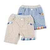 La Chiave(ラ キエーベ) ハーフパンツ (80～130cm) キムラタンの子供服 (53630x53830-162) ベージュ 80