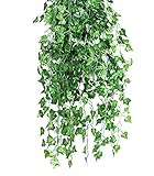 人工観葉植物 フェイク グリーン 壁掛け 吊り下げ インテリア アイビー 5本セット