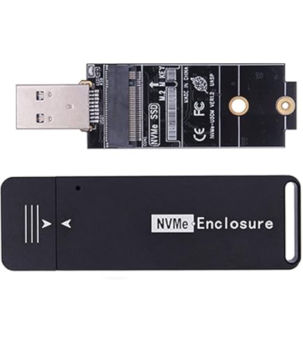 JSER Combo Type-C USB3.0 To NVME M-key M.2 NGFF SATA SSD PCBA Case 2280/2242/2230mm Adapter