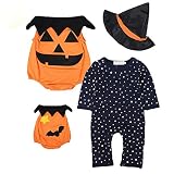 DDSOL ハロウィン パンプキン キッズ コスチューム ハロウィン カボチャ ハロウィーン パーティー クリスマス デビル 衣装 変装 子供用 仮装 ダンス衣装 赤ちゃん 着ぐるみ コスチューム 帽