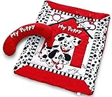 Black, White & Red Prop-up Puppy Tummy Time Activity Playmat by Genius Baby Toys