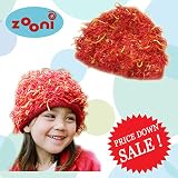 Zooni(ズーニ) ふわふわもこもこニット×フリース帽子 Firecracker S(6～12M)