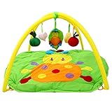 Lovoski 赤ちゃん　ベビージム　おもちゃ　遊びマット　パズルマット　遊び場　綺麗　全17パタン - サイズ1, リンゴ柄