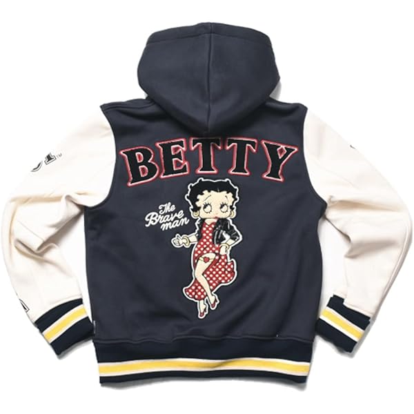 Amazon | ブレイブマン ベティブープコラボ ロゴ刺繍 裏ファー