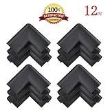 KINGLAKE® 12 Pcs Thick Baby Safety Soft Corner Guards Baby Safety Protectors Furniture Corner Bumper