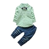 Tovadoo 子供服 男の子 トップス+ズボン セットアップ 長袖 秋冬 フォーマル カッコイイ ファッション パーティー 保育園