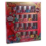 Dreamworks Trolls Girls Dress-up 18 Piece Nail Polish Costume Cosmetics Set [並行輸入品]