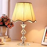 AMOS Kristall Tischlampe、warme Schlafzimmer Rosa Nachttischlampeヨーロピアンモード近代的ミニマル・プリンセス・デコラティブティシュランペ