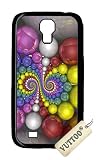 Samsung S4 ケース,Samsung 9500 ケースVUTTOO カラフルなドイルスパイラル Samsung S4 専用ケース (ブラック)[並行輸入品]