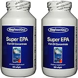 スーパーＥＰＡ & DHA 　２００ソフトカプセル　（Super EPA Fish Oil Concentrate 200 softgels）　[海外直送品]　2ボトル