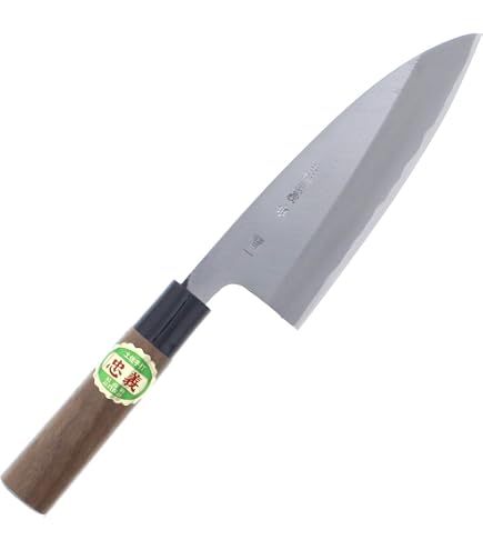 Amazon.co.jp: 藤寅作 出刃 180mm 日本製 モリブデンバナジウム鋼 片刃