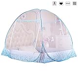 Yoosion 底付き 蚊帳 2017最新 ワンタッチ 両側ドア設計 ベビー 赤ちゃん 大人 兼用 モスキートネット ムカデ 虫 蚊 対策 折り畳み 日本語説明書 幅180cm 長さ200cm