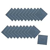 ワタナベ工業 タイルカーペット 50×50×0.6cm 20枚セット ブルー PX-3022