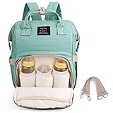 hingsing Diaperバックパックfor Mommy、防水Nappy Bag with Stroller hooksリュックサック軽量/大容量/耐久性 グリーン 43224-2909