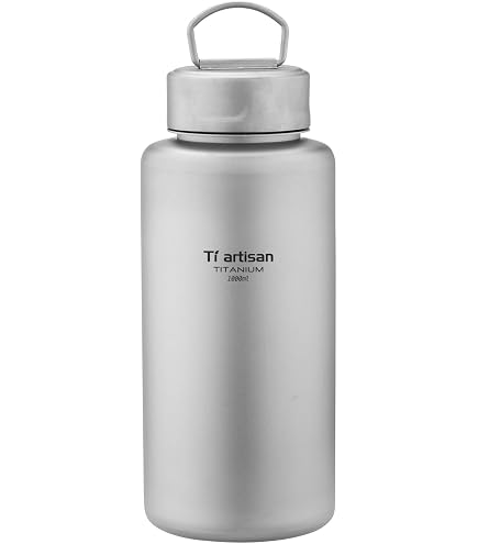 Vargo Titanium Water Bottle with Ti Lid | 100% Titanium