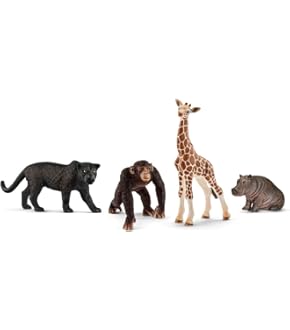 Schleich - シュライヒ schleich 動物 フィギュア 5点 Amazon.co.jp: Schleich Wild Life - エキゾチックアニマル
