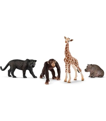 Amazon.co.jp: Schleich Wild Life - エキゾチックアニマルスターター