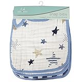 エイデンアンドアネイ ADEN+ANAIS スタイ スナップビブ よだれかけ 3枚セット 9種 クラシック スナップ ビブ (ROCK STAR) [並行輸入品]