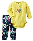 カーターズ Carter's ボディスーツ 長袖 ＆ パンツ 2点セット 2-Piece Bodysuit & Pant Set 3M (55-61cm)