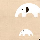 国産 【 日本製 】 ベビー 掛け 布団 カバー ファスナー タイプ 95cm×120cm お昼寝布団カバー ぞー ベージュ